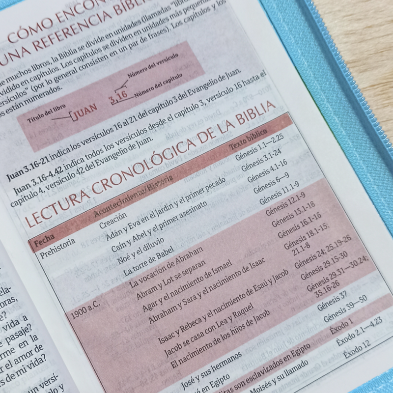 Biblia Ilustrada para niños modelo color rosa