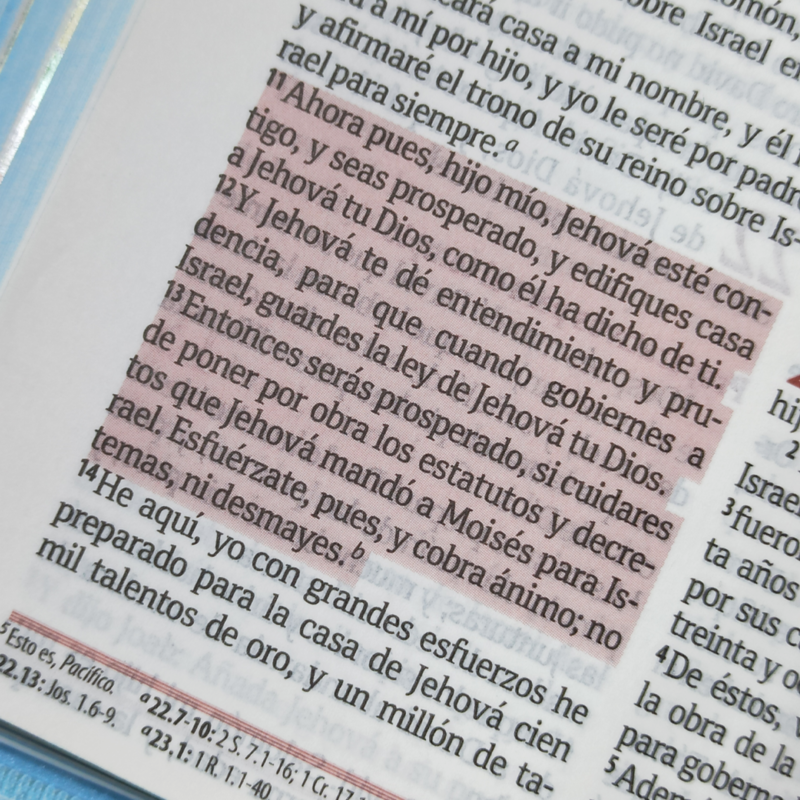 Biblia Ilustrada para niños modelo color rosa